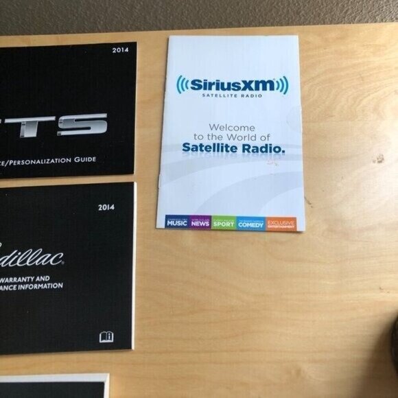2014 Cadillac CTS Owners Manuals with Case and Navigation Info NEW - Picture 5 of 5